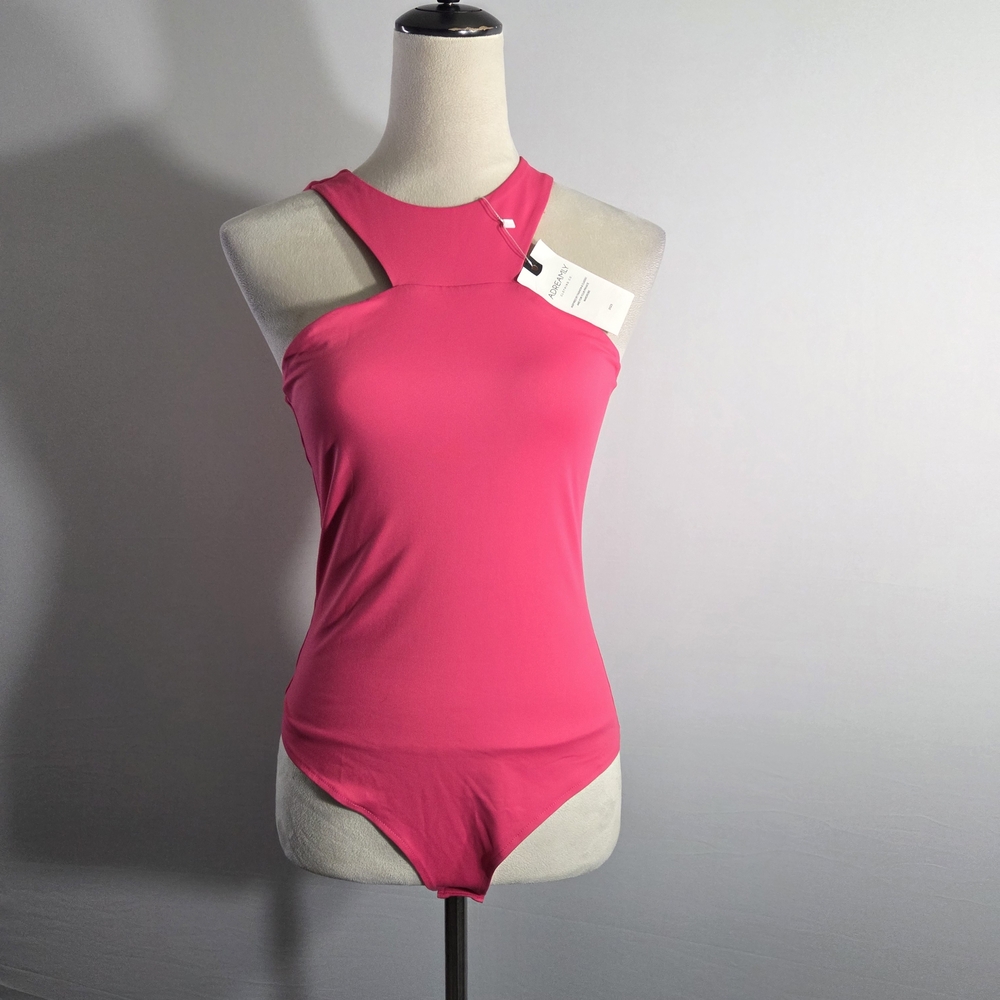 Pink Sleeveless Bodysuit